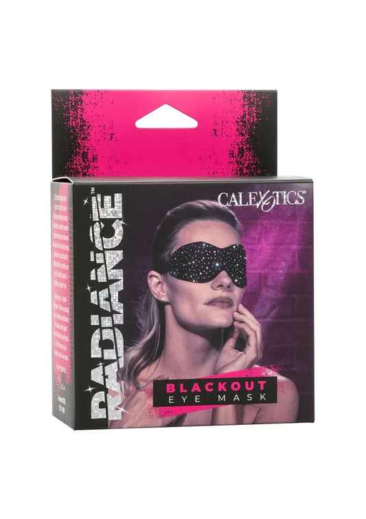 Radiance Blackout Eye Mask by CalExotics - Happytoys Sexshop: online sex shop for Feeling Happy & Easy 😊 - Discreet geleverd