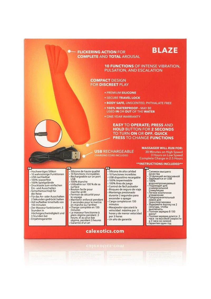 Red Hot Blaze by CalExotics - Happytoys Sexshop: online sex shop for Feeling Happy & Easy 😊 - Discreet geleverd