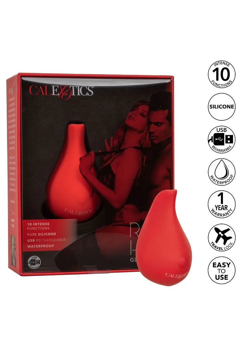 ♀ CalExotics Red Hot Red Hot Glow - Happytoys Sexshop: online sex shop for Feeling Happy & Easy 😊 - Discreet geleverd