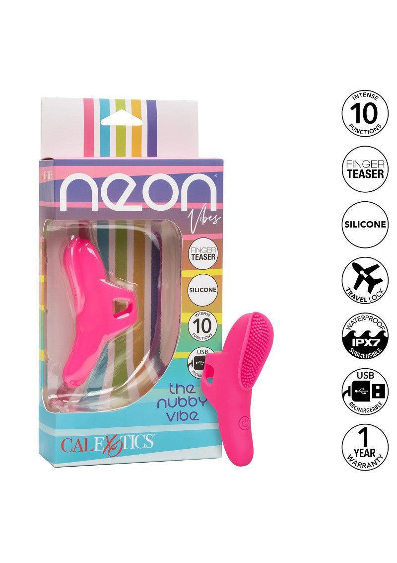 Neon Vibes The Nubby Vibe by CalExotics - Happytoys Sexshop: online sex shop for Feeling Happy & Easy 😊 - Discreet geleverd
