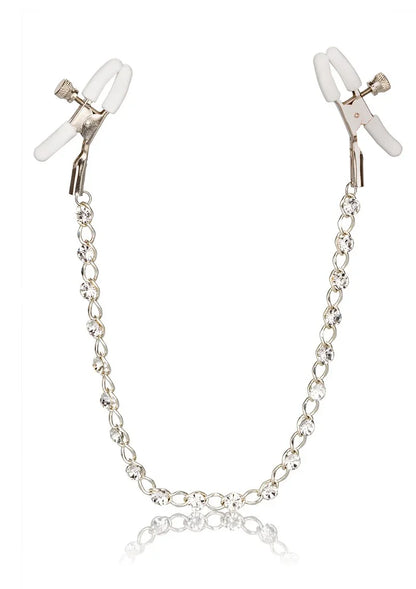 Nipple Play Crystal Chain tepel klemmen by CalExotics - Happytoys Sexshop: online sex shop for Feeling Happy & Easy 😊 - Discreet geleverd