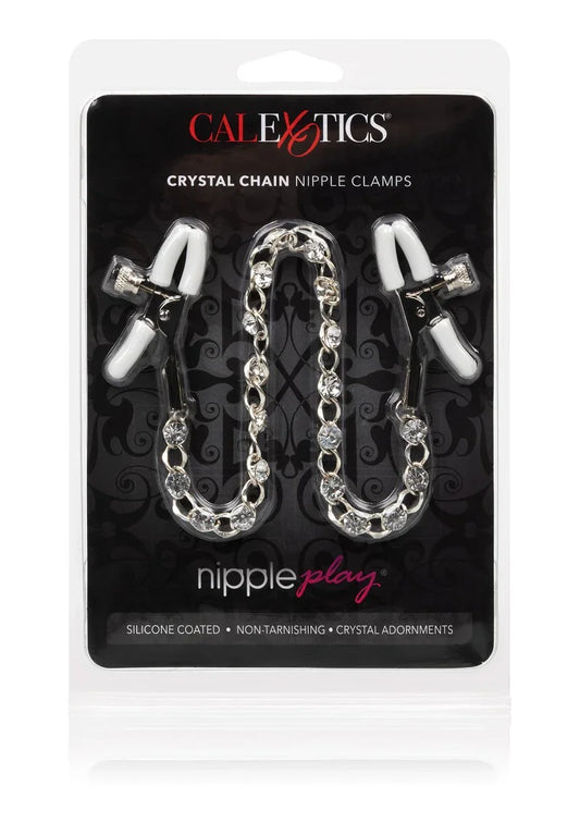 Nipple Play Crystal Chain tepel klemmen by CalExotics - Happytoys Sexshop: online sex shop for Feeling Happy & Easy 😊 - Discreet geleverd
