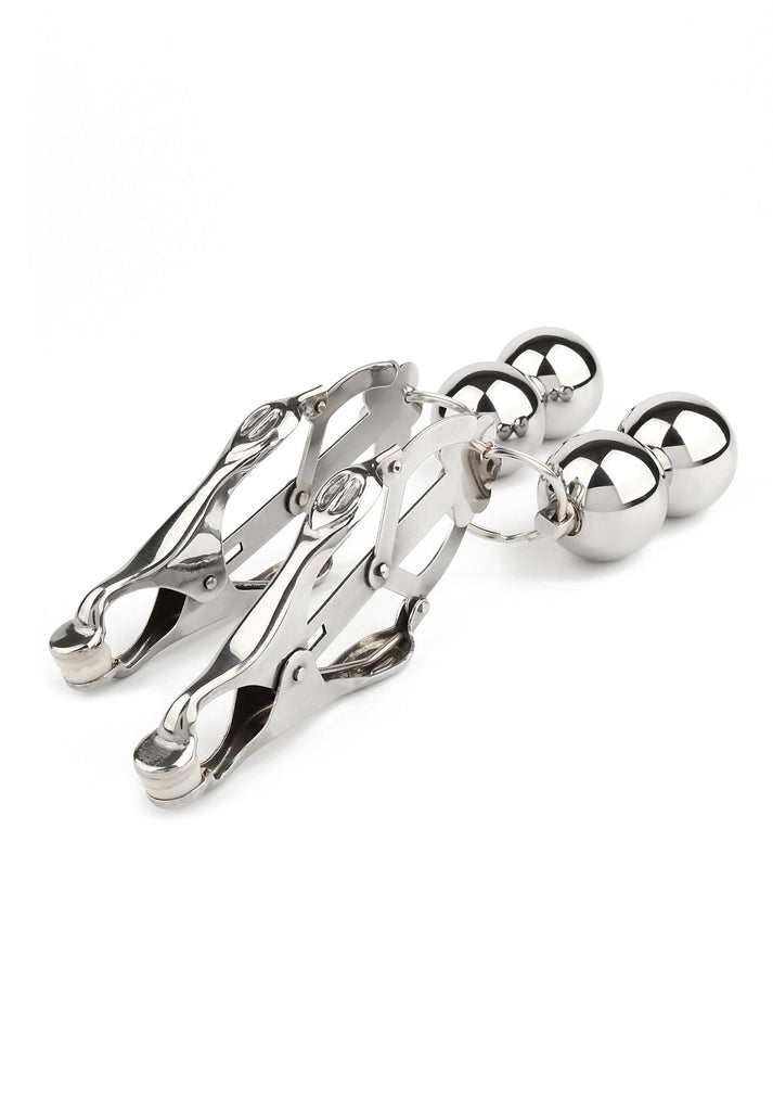 Beste vandaag nog: Clover Nipple Clamps Weight by Mr. Steel - bij Happytoys Sexshop: online sex shop for Feeling Happy & Easy 😊