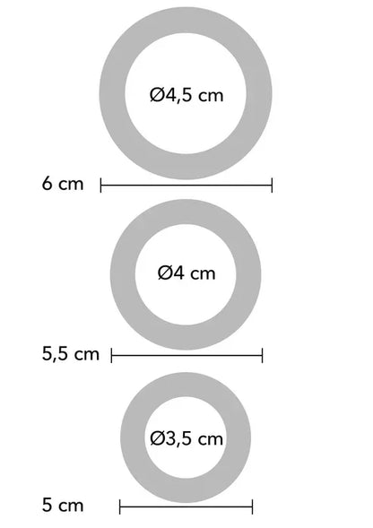 Cock Ring Set 3pcs by Playhouse