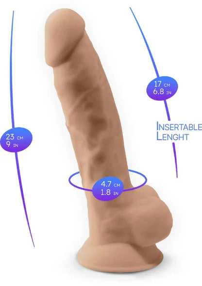 Dildo Model 9 inch by Silex - Happytoys Sexshop: online sex shop for Feeling Happy & Easy 😊 - Discreet geleverd