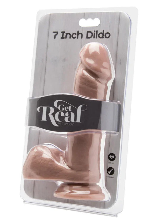 Dildo PVC 18 cm Black by ToyJoy - Happytoys Sexshop: online sex shop for Feeling Happy & Easy 😊 - Discreet geleverd