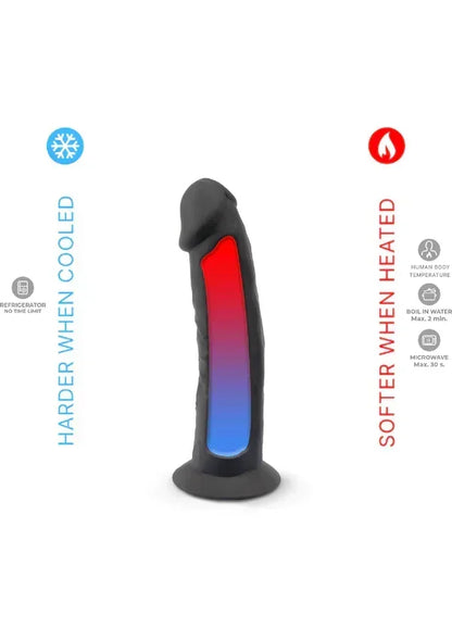 Dong Model 6 inch Black by Silex-D - Happytoys Sexshop: online sex shop for Feeling Happy & Easy 😊 - Discreet geleverd