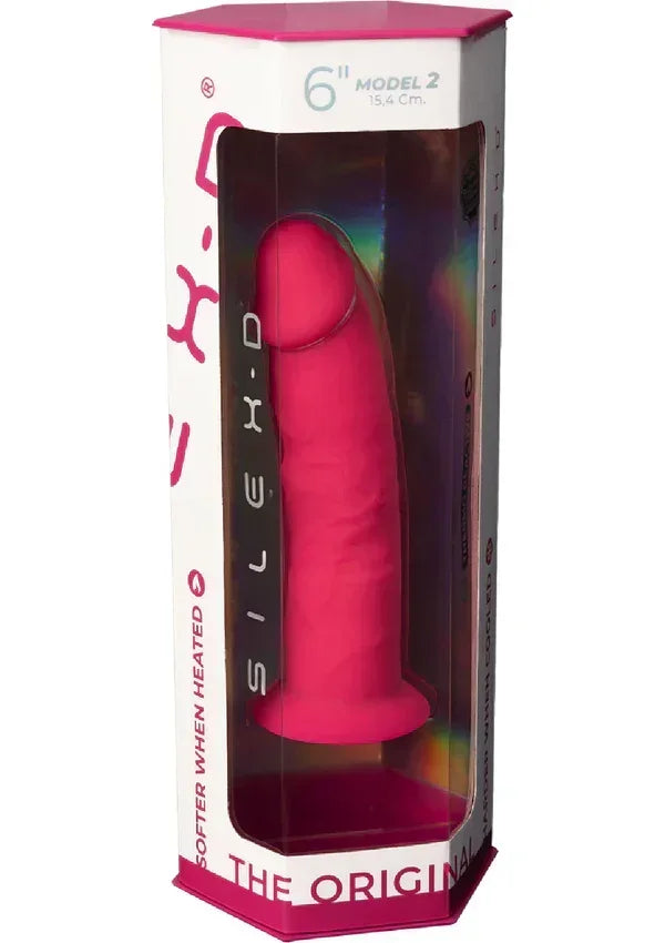 Dong Model 6 inch Black by Silex-D - Happytoys Sexshop: online sex shop for Feeling Happy & Easy 😊 - Discreet geleverd