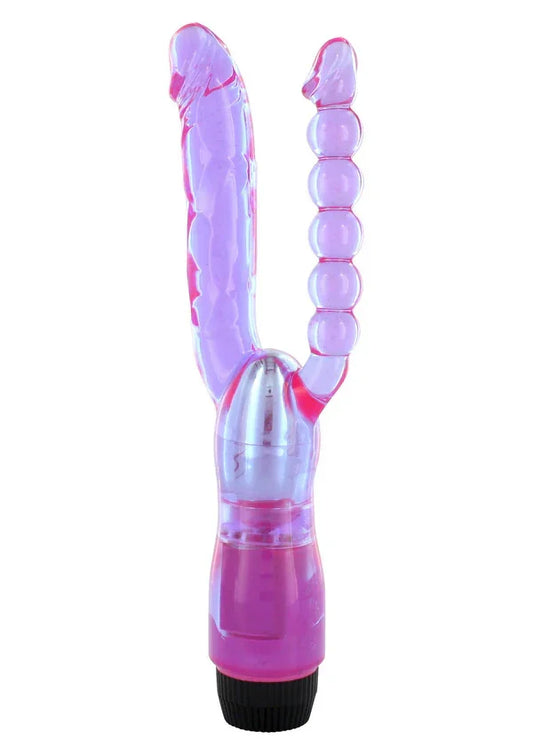 Double Penetrating Vibrator Seven Creations - Happytoys Sexshop: online sex shop for Feeling Happy & Easy 😊 - Discreet geleverd