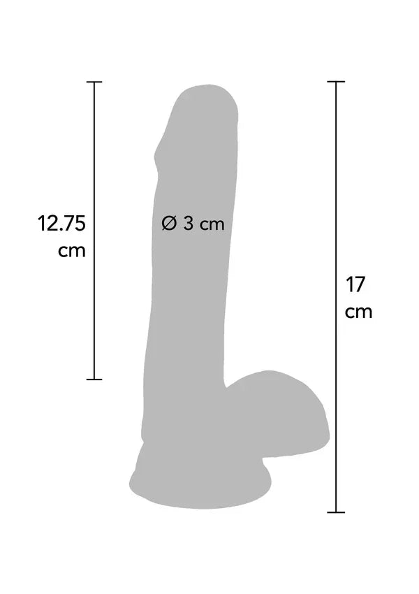 Dual Density Dildo TPE 17 cm by ToyJoy - Happytoys Sexshop: online sex shop for Feeling Happy & Easy 😊 - Discreet geleverd