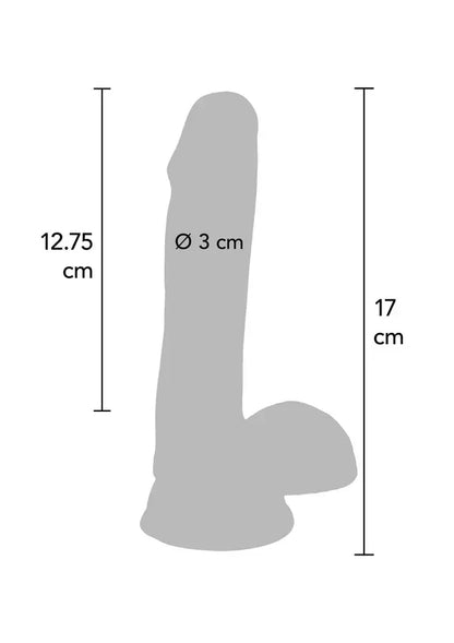 Beste vandaag nog: Dual Density Dildo TPE 17 cm by ToyJoy - bij Happytoys Sexshop: Toys for Feeling Happy & Easy 😊