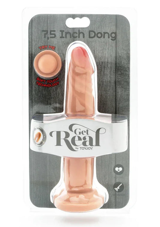 Dual Density Dong TPE 19 cm by ToyJoy - Happytoys Sexshop: online sex shop for Feeling Happy & Easy 😊 - Discreet geleverd