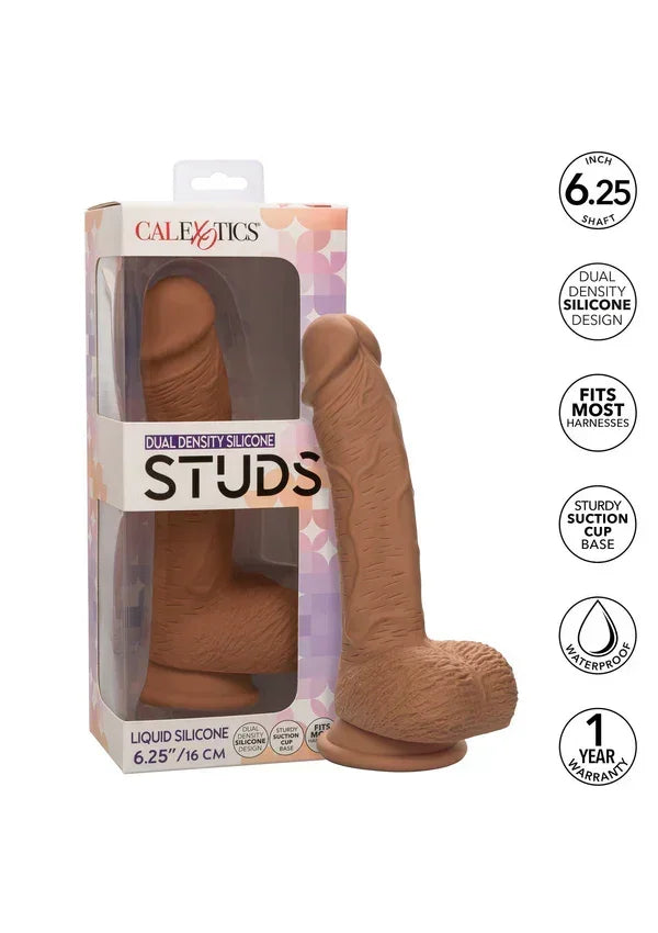 Dual Density Silicone Stud Skin 6.25 inch by CalExotics - Happytoys Sexshop: online sex shop for Feeling Happy & Easy 😊 - Discreet geleverd