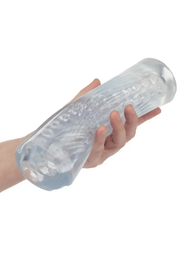 Dual Ribbed Stroker XL by CalExotics - Happytoys Sexshop: online sex shop for Feeling Happy & Easy 😊 - Discreet geleverd