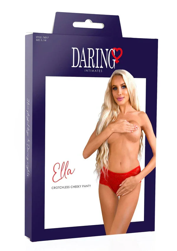 Ella crotchless cheeky panty by Daring Intimates - Happytoys Sexshop: online sex shop for Feeling Happy & Easy 😊 - Discreet geleverd