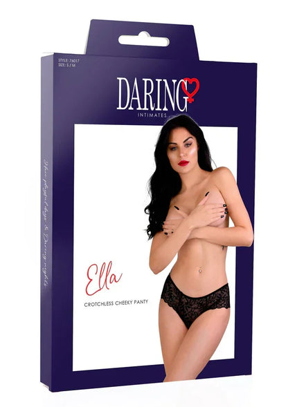 Ella crotchless cheeky panty by Daring Intimates - Happytoys Sexshop: online sex shop for Feeling Happy & Easy 😊 - Discreet geleverd