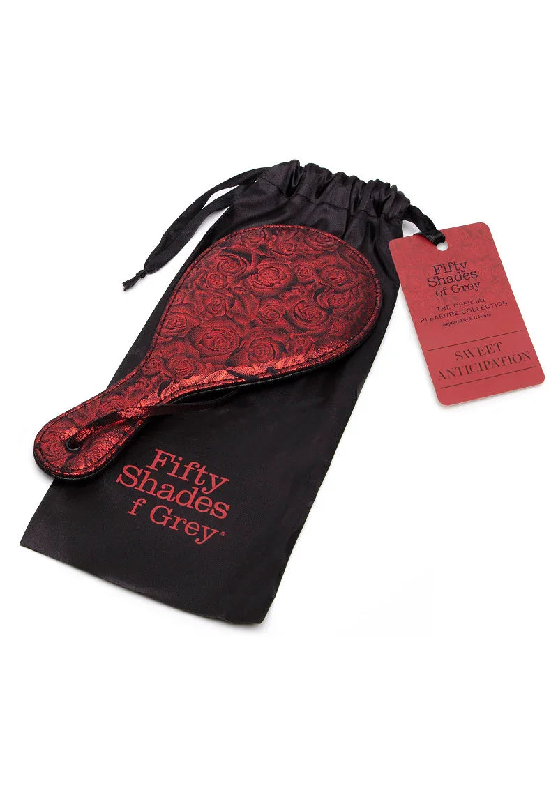 Sweet Anticipation Round Paddle Fifty Shades of Grey - Happytoys Sexshop: online sex shop for Feeling Happy & Easy 😊 - Discreet geleverd