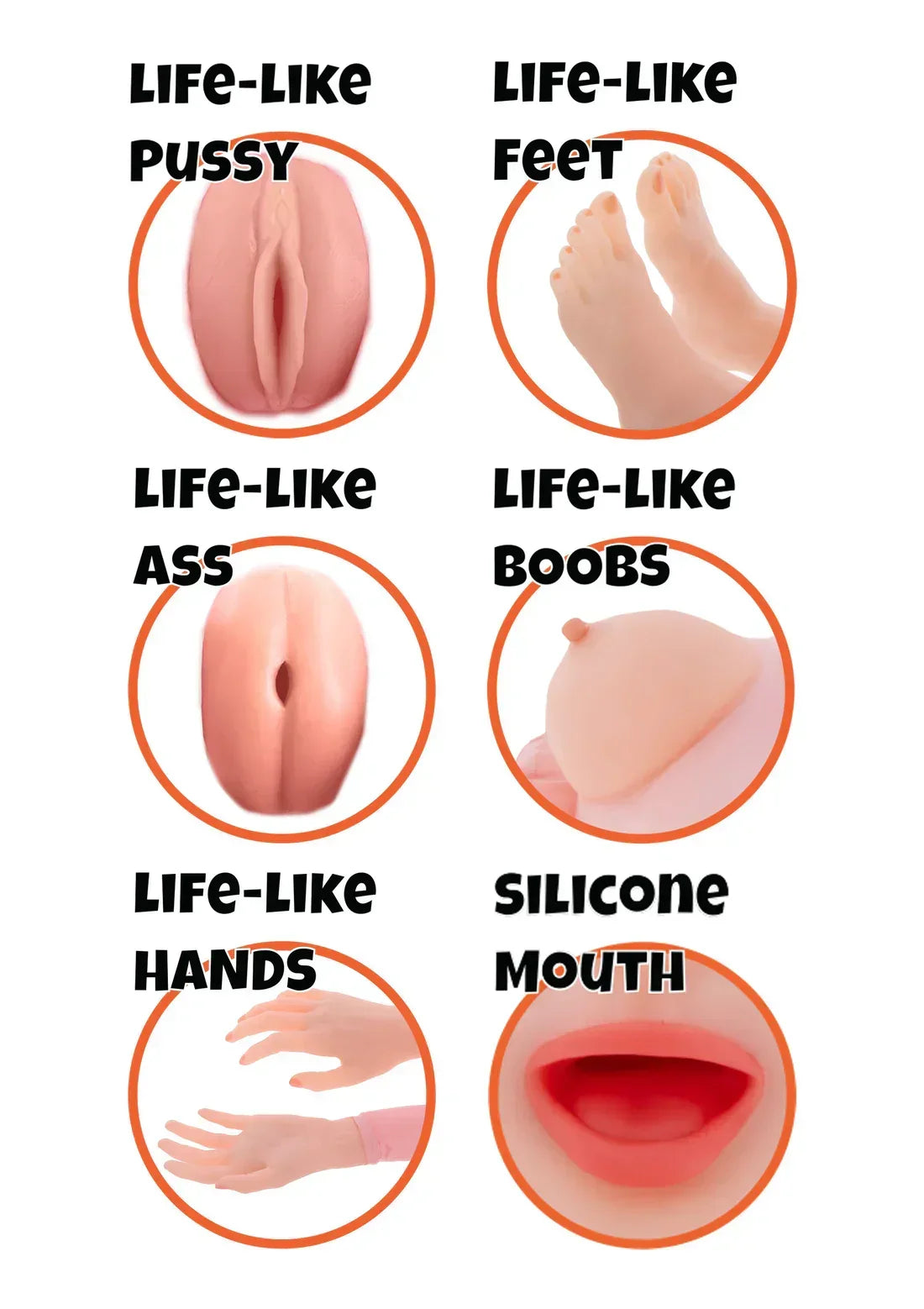 Foxy Roxy Inflatable Doll @ Hidden Desire - Happytoys Sexshop: online sex shop for Feeling Happy & Easy 😊 - Discreet geleverd