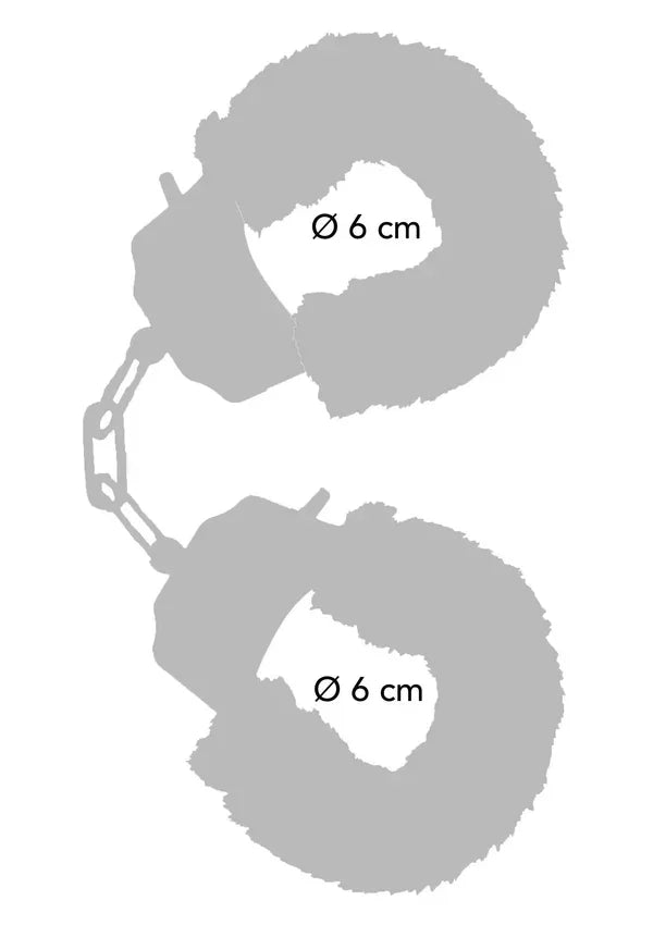 Furry Fun Cuffs by ToyJoy - Happytoys Sexshop: online sex shop for Feeling Happy & Easy 😊 - Discreet geleverd