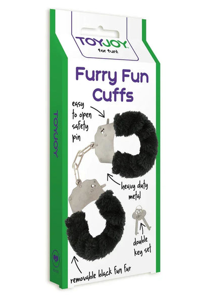 Furry Fun Cuffs by ToyJoy - Happytoys Sexshop: online sex shop for Feeling Happy & Easy 😊 - Discreet geleverd