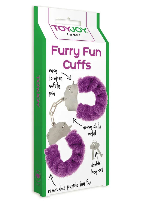 Furry Fun Cuffs by ToyJoy - Happytoys Sexshop: online sex shop for Feeling Happy & Easy 😊 - Discreet geleverd