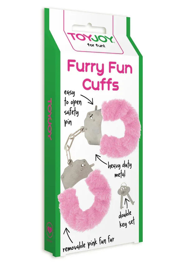 Furry Fun Cuffs by ToyJoy - Happytoys Sexshop: online sex shop for Feeling Happy & Easy 😊 - Discreet geleverd