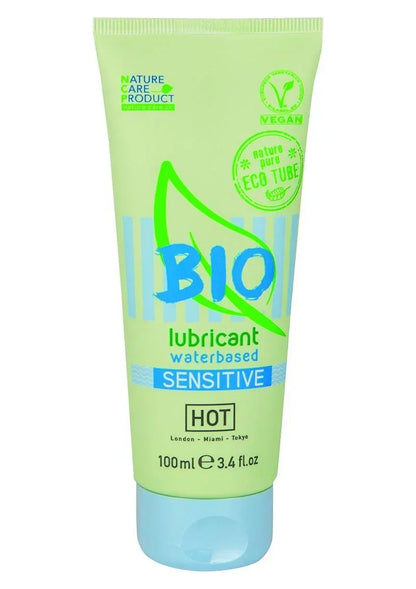 Watergebaseerde bio glijmiddel tube, gevoelig, heet, 100 ml