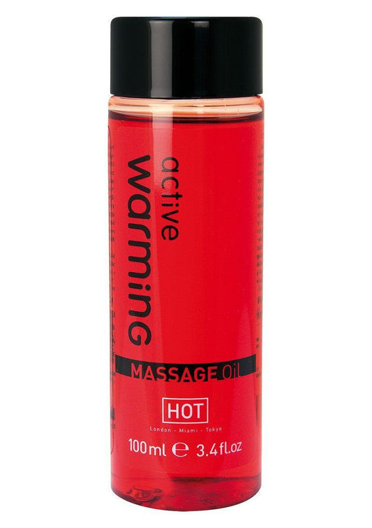 HOT Massageoil Warming 100ml - Happytoys Sexshop: online sex shop for Feeling Happy & Easy 😊 - Discreet geleverd