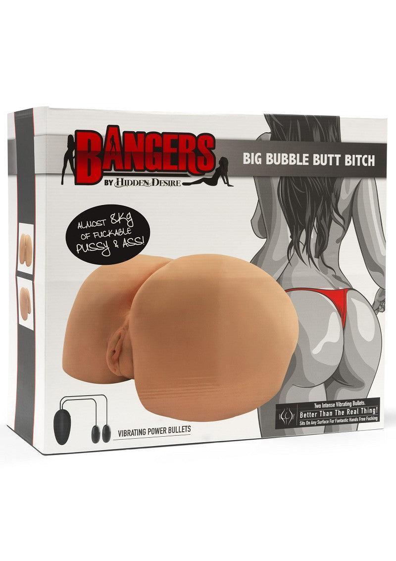 Bangers Big Bubble Butt Bitch Vibrating Masturbator by Hidden Desire - Happytoys Sexshop: online sex shop for Feeling Happy & Easy 😊 - Discreet geleverd