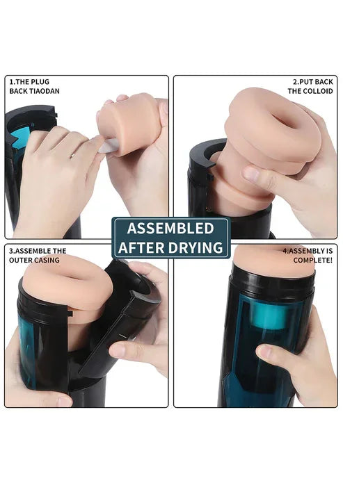 Hismith KlicLok Vibrating Stroker by HiSmith - Happytoys Sexshop: online sex shop for Feeling Happy & Easy 😊 - Discreet geleverd