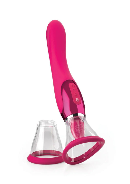 Jimmy Jane Apex VIbrator met tong - Happytoys Sexshop: online sex shop for Feeling Happy & Easy 😊 - Discreet geleverd