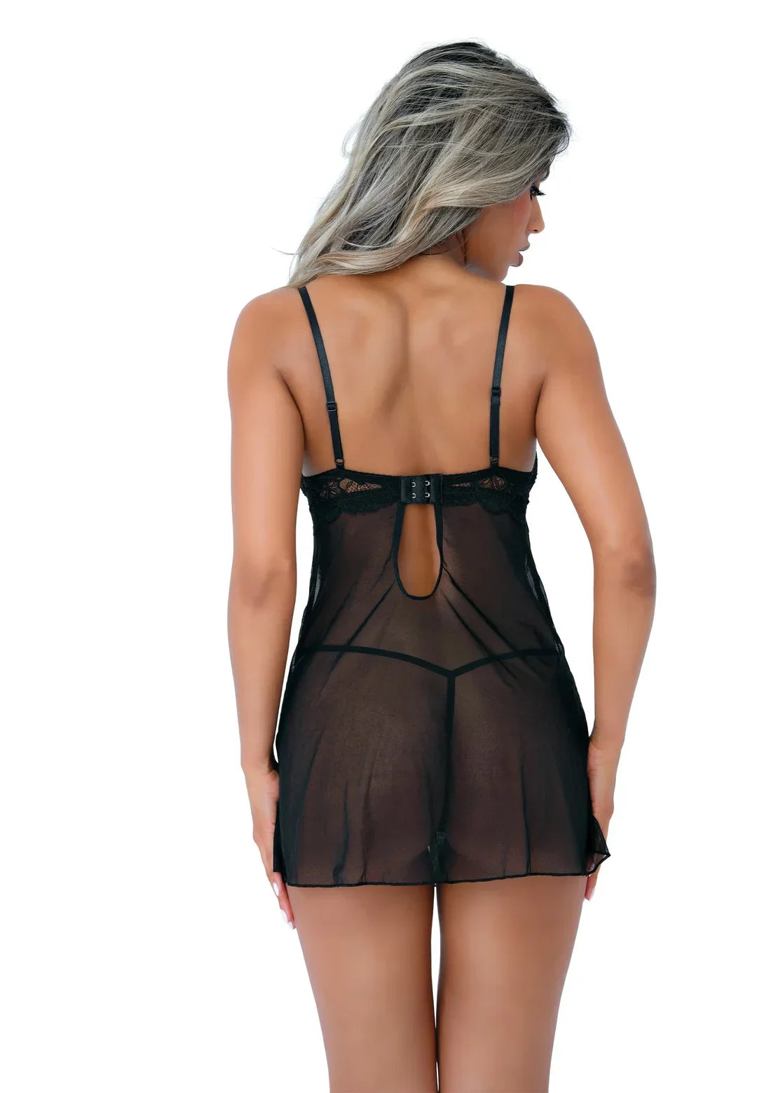 Lace Babydoll and String by Daring Intimates - Happytoys Sexshop: online sex shop for Feeling Happy & Easy 😊 - Discreet geleverd