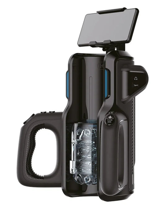 SM 500 - Super Thrusting Masturbator with Telephone Mount by Leten - Happytoys Sexshop: online sex shop for Feeling Happy & Easy 😊 - Discreet geleverd