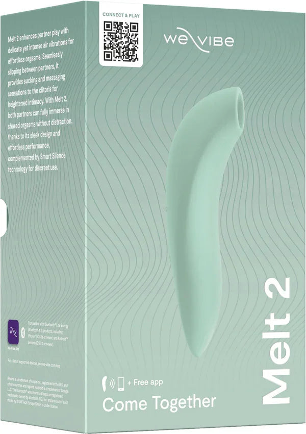 Melt 2 Airpressure Vibrator Green by WeVibe - Happytoys Sexshop: online sex shop for Feeling Happy & Easy 😊 - Discreet geleverd