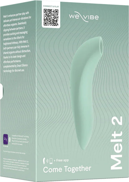 Melt 2 Airpressure Vibrator Green by WeVibe - Happytoys Sexshop: online sex shop for Feeling Happy & Easy 😊 - Discreet geleverd