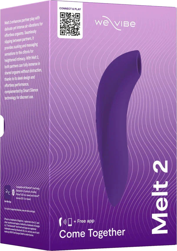 Melt 2 Airpressure Vibrator Purple by WeVibe - Happytoys Sexshop: online sex shop for Feeling Happy & Easy 😊 - Discreet geleverd