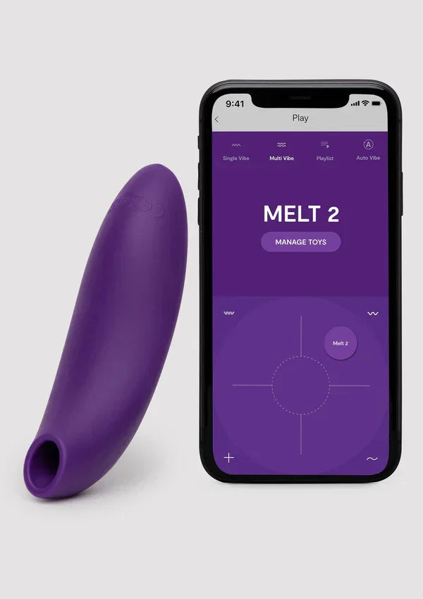 Melt 2 Airpressure Vibrator Purple by WeVibe - Happytoys Sexshop: online sex shop for Feeling Happy & Easy 😊 - Discreet geleverd
