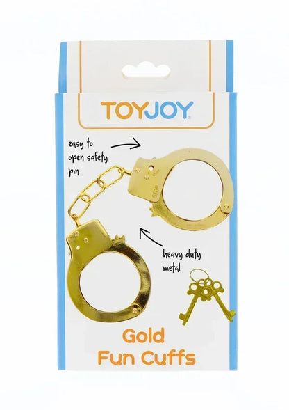 Metal Handcuffs Rose Gold by ToyJoy - Happytoys Sexshop: online sex shop for Feeling Happy & Easy 😊 - Discreet geleverd