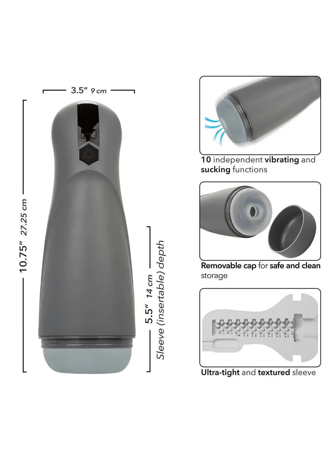 Milk Master Automatic Milker by CalExotics - Happytoys Sexshop: online sex shop for Feeling Happy & Easy 😊 - Discreet geleverd