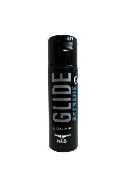 GLIDE Extreme smeermiddel in zwarte fles met opzetdop, 30 ml, Mister B