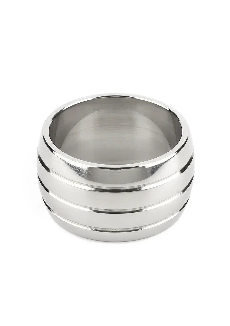 Oval Barrel C-Ring 45mm @ Mr Steel - Happytoys Sexshop: online sex shop for Feeling Happy & Easy 😊 - Discreet geleverd