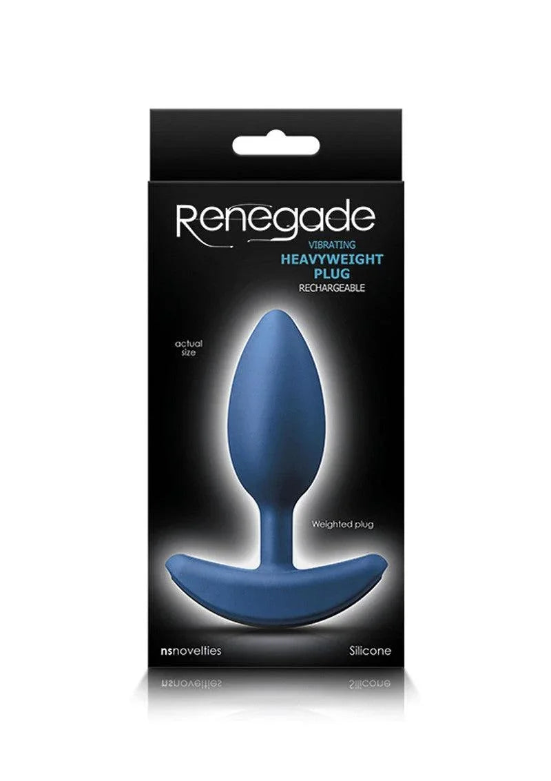 NS Novelties Renegade Heavyweight Plug Medium Vibrerende Buttplug - Happytoys Sexshop: online sex shop for Feeling Happy & Easy 😊 - Discreet geleverd