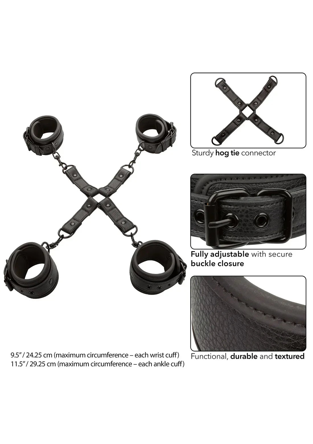 Nocturnal Hog Tie by CalExotics - Happytoys Sexshop: online sex shop for Feeling Happy & Easy 😊 - Discreet geleverd