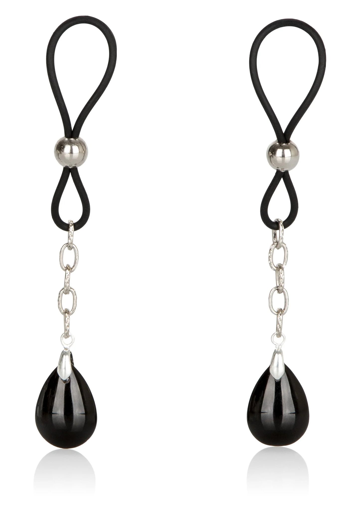 Bestel: Nonpierce Nipple Jewelry by CalExotics Nipple Play - bij Happytoys: de erotische sex webshop | liever Happy dan Easy ⭐⭐⭐⭐⭐ - Default Title - 12950 - BLACK