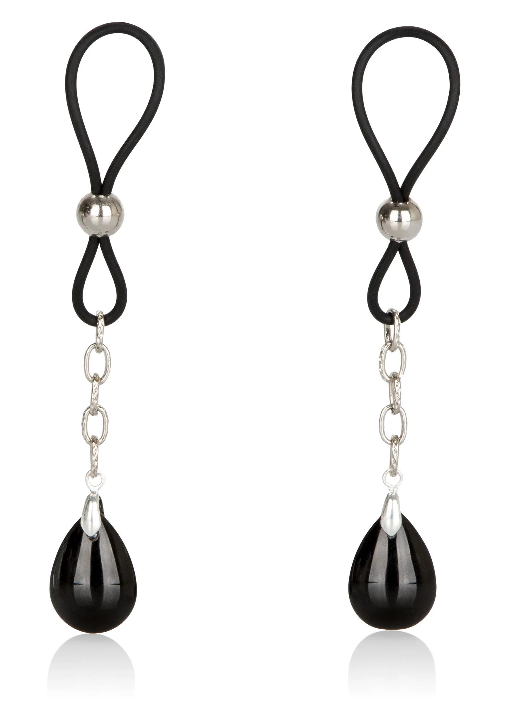 Bestel: Nonpierce Nipple Jewelry by CalExotics Nipple Play - bij Happytoys: de erotische sex webshop | liever Happy dan Easy ⭐⭐⭐⭐⭐ - Default Title - 12950 - BLACK