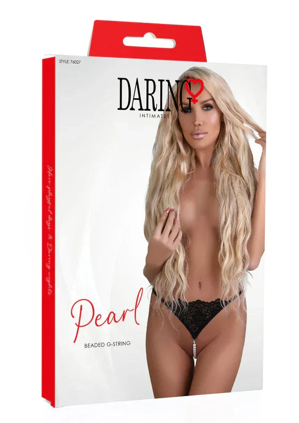 Pearl beaded g-string by Daring Intimates - Happytoys Sexshop: online sex shop for Feeling Happy & Easy 😊 - Discreet geleverd