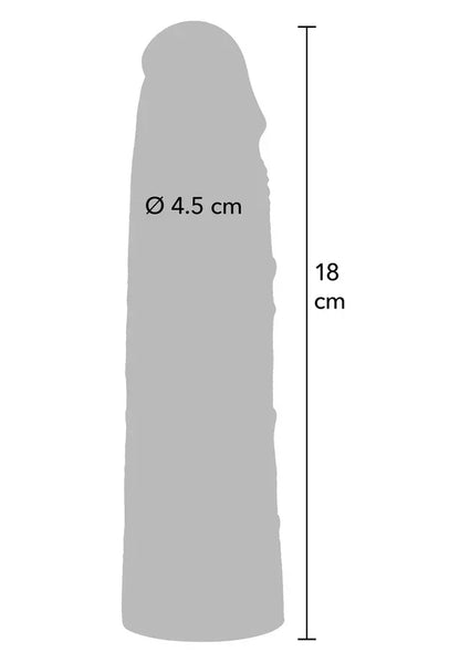 Penis Sleeve Liquid Silicone 18 cm by Hidden Desire - Happytoys Sexshop: online sex shop for Feeling Happy & Easy 😊 - Discreet geleverd