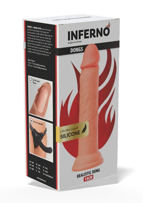 Realistic Dong Liquid Silicone 19 cm by Hidden Desire - Happytoys Sexshop: online sex shop for Feeling Happy & Easy 😊 - Discreet geleverd