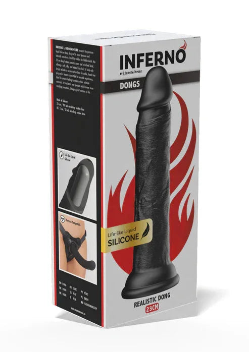 Realistic Dong Liquid Silicone 23 cm by Hidden Desire - Happytoys Sexshop: online sex shop for Feeling Happy & Easy 😊 - Discreet geleverd