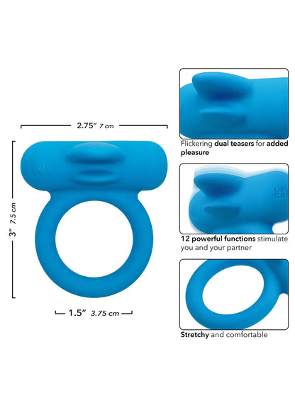 Rechargeable Double Trouble by CalExotics - Happytoys Sexshop: online sex shop for Feeling Happy & Easy 😊 - Discreet geleverd